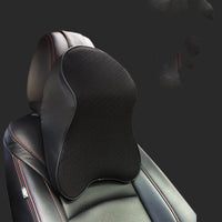 HKM-996627 Memory Foam Car Neck and Lumbar Pillow - Black, Red, Coffee, Creamy White, Khaki, Grey