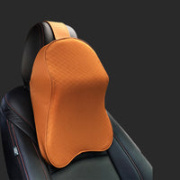 HKM-996627 Memory Foam Car Neck and Lumbar Pillow - Black, Red, Coffee, Creamy White, Khaki, Grey