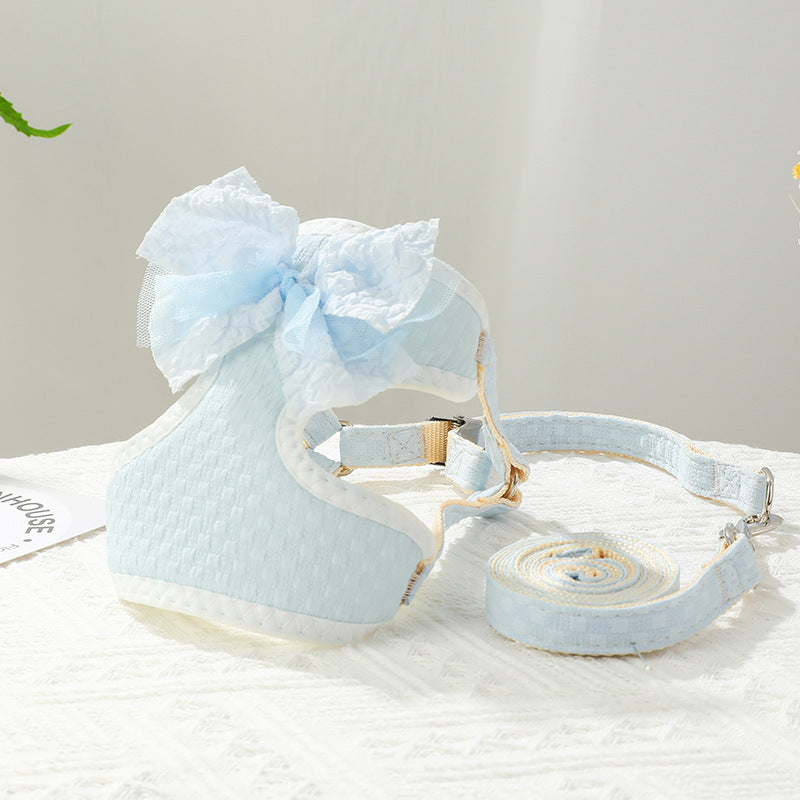 HKM-996691 Hand-Held Rope Chest Strap for Small Puppies - Multiple Colors Available