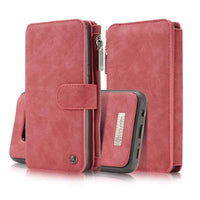 HKM-996755 Vintage Leather Flip Wallet Case for Samsung S8/S8 Plus with Card Slots