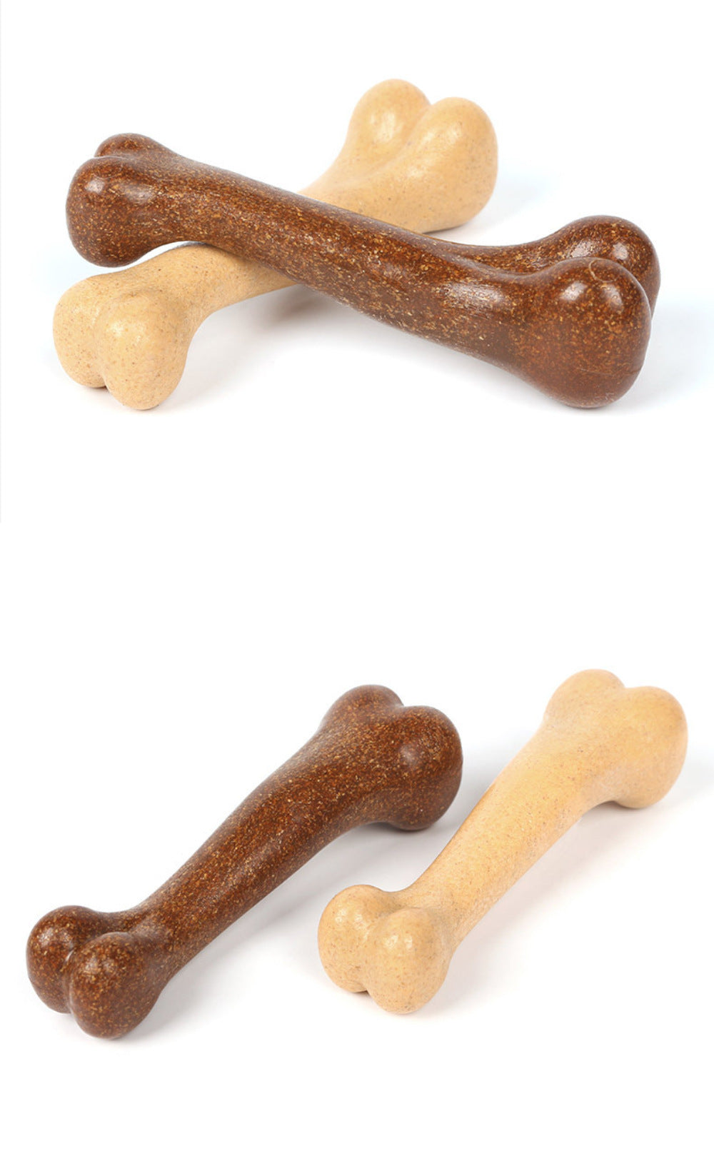 HKM-996947 Dog Bone Simulation Molar Stick Bite Resistant Toy Tooth Cleaner Pet Toy