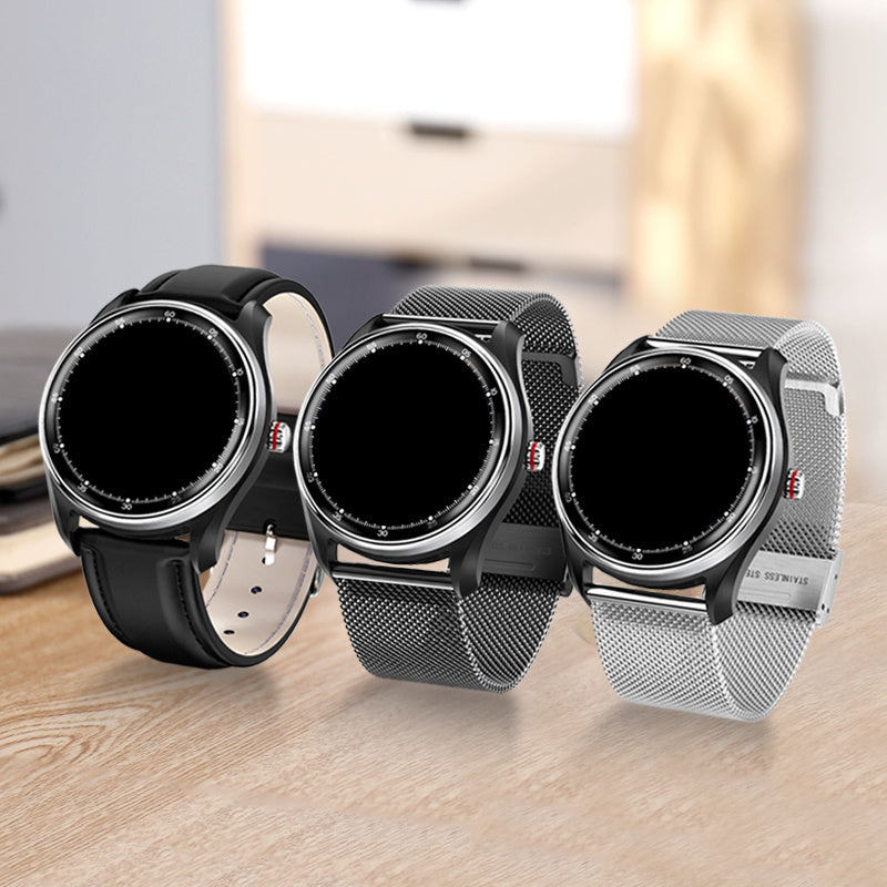 HKM-997011 Men's Smart Sports Watch with Heart Rate Monitor, Step Counter, Sleep Tracking, and Camera Function
