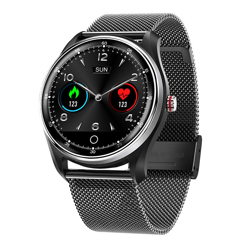 HKM-997011 Men's Smart Sports Watch with Heart Rate Monitor, Step Counter, Sleep Tracking, and Camera Function