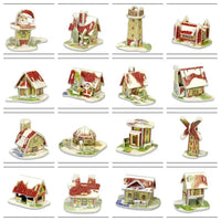 HKM-997075 3D Mini Jigsaw Puzzle Toys for Kids - Educational Christmas Gift with 16 Unique Styles