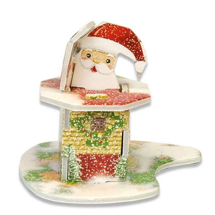 HKM-997075 3D Mini Jigsaw Puzzle Toys for Kids - Educational Christmas Gift with 16 Unique Styles