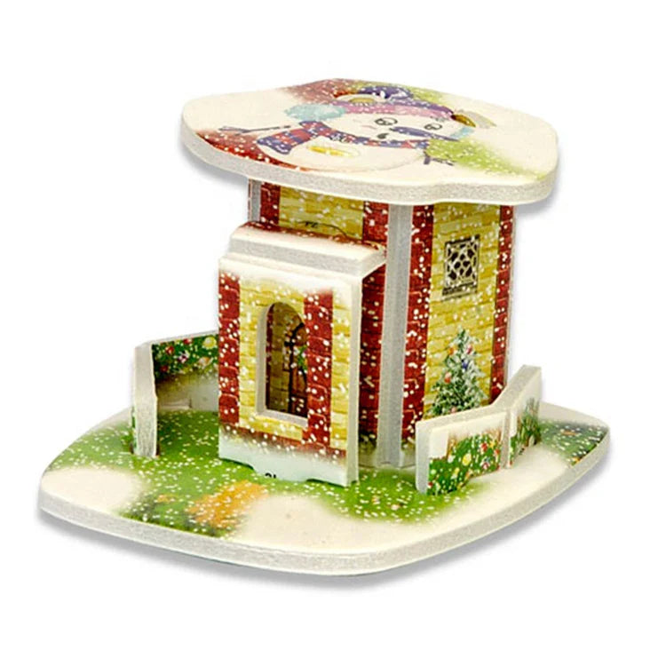 HKM-997075 3D Mini Jigsaw Puzzle Toys for Kids - Educational Christmas Gift with 16 Unique Styles