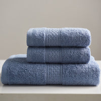 HKM-997075 Minimalist Cotton Towel Set - Square Towel, Hand Towel, Bath Towel, Soft and Absorbent