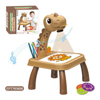 HKM-997139 3-in-1 Multifunctional Giraffe Drawing Projector Toy for Kids Ages 5-7