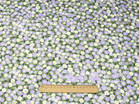 HKM-997331 Floral Cotton Twill Fabric for Dresses, Shirts, Bedding, and Home Decor - 100% Cotton, 160cm Wide