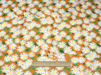 HKM-997331 Floral Cotton Twill Fabric for Dresses, Shirts, Bedding, and Home Decor - 100% Cotton, 160cm Wide