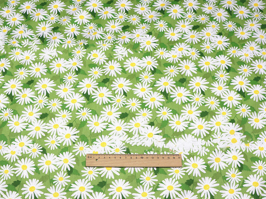 HKM-997331 Floral Cotton Twill Fabric for Dresses, Shirts, Bedding, and Home Decor - 100% Cotton, 160cm Wide