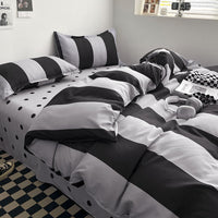 HKM-997331 Modern Aloe Cotton Four-Piece Sheet Set for 1.5m Beds in Various Patterns