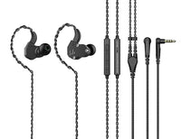 HKM-997395 Wired and Bluetooth Dual-Function In-Ear Headset with Microphone - Black Space Gray