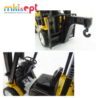 HKM-997459 Metal Forklift Truck Toy for Kids, Diecast Construction Vehicle, 1:24 Scale, Ages 2-7