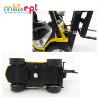 HKM-997459 Metal Forklift Truck Toy for Kids, Diecast Construction Vehicle, 1:24 Scale, Ages 2-7