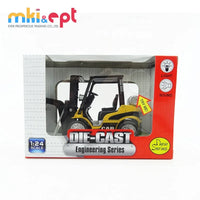 HKM-997459 Metal Forklift Truck Toy for Kids, Diecast Construction Vehicle, 1:24 Scale, Ages 2-7