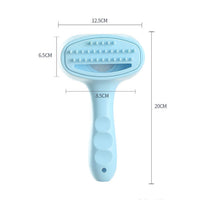 HKM-997587 Pet Handheld Electric Suction Hair Comb for Dogs - One-Click Hair Removal, USB Rechargeable, Blue and Pink