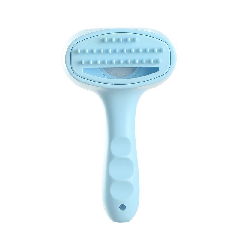 HKM-997587 Pet Handheld Electric Suction Hair Comb for Dogs - One-Click Hair Removal, USB Rechargeable, Blue and Pink