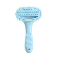 HKM-997587 Pet Handheld Electric Suction Hair Comb for Dogs - One-Click Hair Removal, USB Rechargeable, Blue and Pink