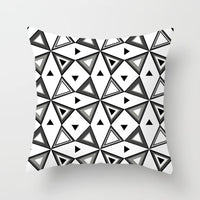HKM-997779 Geometric Abstract Peach Skin Pillowcase for Living Room, Bedroom, and Study - 45x45cm