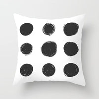 HKM-997779 Geometric Abstract Peach Skin Pillowcase for Living Room, Bedroom, and Study - 45x45cm