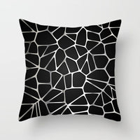 HKM-997779 Geometric Abstract Peach Skin Pillowcase for Living Room, Bedroom, and Study - 45x45cm