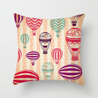HKM-997779 Geometric Abstract Peach Skin Pillowcase for Living Room, Bedroom, and Study - 45x45cm