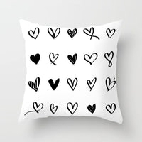 HKM-997779 Geometric Abstract Peach Skin Pillowcase for Living Room, Bedroom, and Study - 45x45cm