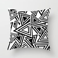 HKM-997779 Geometric Abstract Peach Skin Pillowcase for Living Room, Bedroom, and Study - 45x45cm