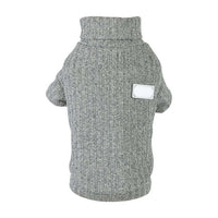 HKM-997907 Cozy Thickened Turtleneck Sweater for Pets - Solid Color Acrylic Knit