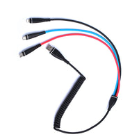 HKM-998035 3-in-1 Fast Charging Data Cable - Lightning, Micro USB, TYPE-C, 1.3m Length