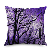 HKM-998035 Purple Series Geometric Pattern Linen Pillowcase 45x45 CM