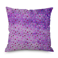 HKM-998035 Purple Series Geometric Pattern Linen Pillowcase 45x45 CM