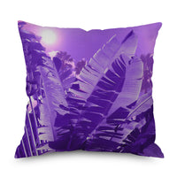HKM-998035 Purple Series Geometric Pattern Linen Pillowcase 45x45 CM
