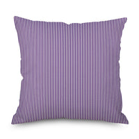 HKM-998035 Purple Series Geometric Pattern Linen Pillowcase 45x45 CM