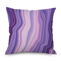 HKM-998035 Purple Series Geometric Pattern Linen Pillowcase 45x45 CM