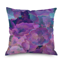 HKM-998035 Purple Series Geometric Pattern Linen Pillowcase 45x45 CM