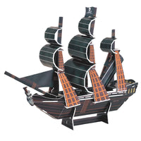 HKM-998227 3D Educational Aircraft Carrier Puzzle Model for Kids, DIY Cardboard Building Toy, Unisex Ages 2-6