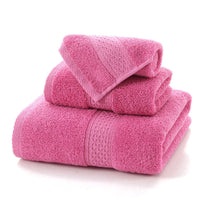HKM-998227 Long-Staple Cotton Jacquard Towel Set with Absorbent Face Towel and Square Scarf