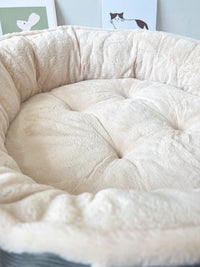 HKM-998291 Warm Plush Dog Mat for Cozy Winter Comfort - Gray, Multiple Sizes Available