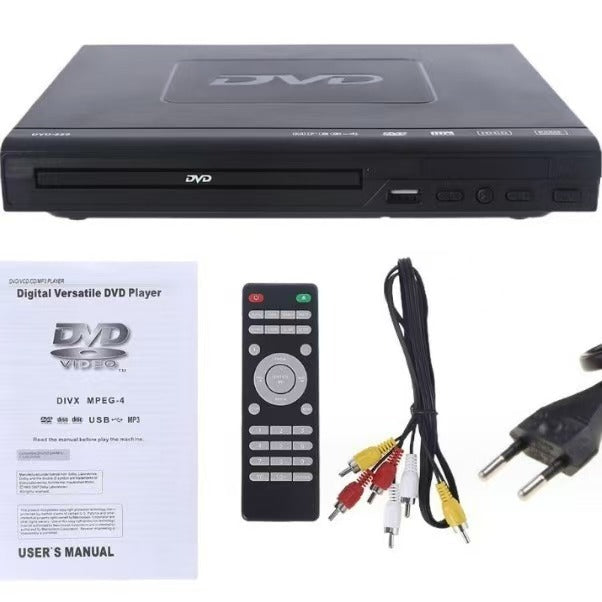 KTX-998355 Compact Multi-Format DVD Player with HDMI Output and Remote Control