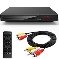 HKM-998355 Compact Multi-Format DVD Player with HDMI Output and Remote Control