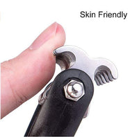 HKM-998355 Pet Dematting and Deshedding Comb with Stainless Steel Teeth for Tangles and Mats