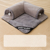 HKM-998483 Cozy Arctic Velvet Pet Nest with Detachable Washable Design - Available in Multiple Sizes