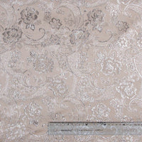 HKM-998483 Polyester Gold and Silver Jacquard Fabric, 150D Density, 130g/㎡, 150cm Width
