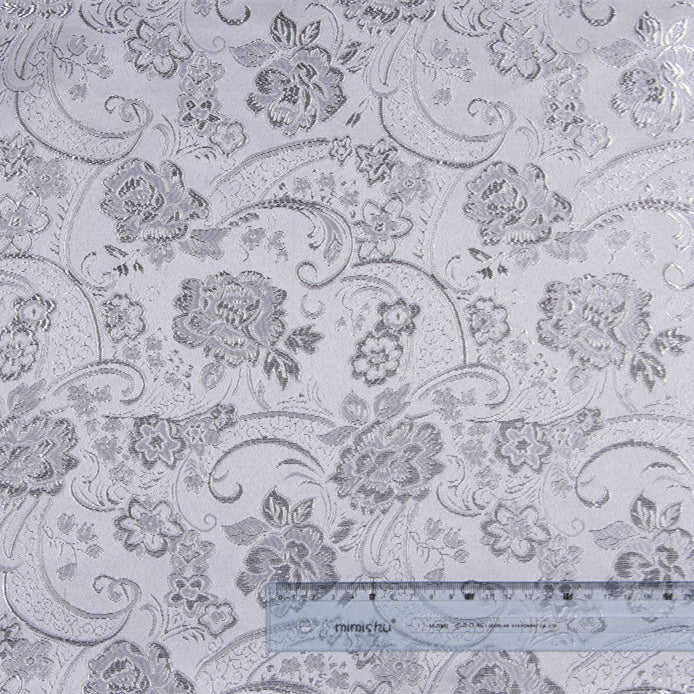 HKM-998483 Polyester Gold and Silver Jacquard Fabric, 150D Density, 130g/㎡, 150cm Width