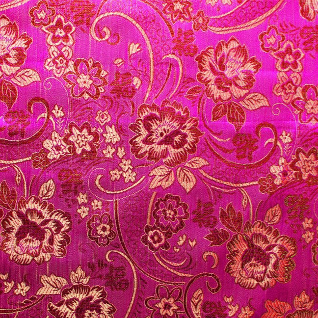 HKM-998483 Polyester Gold and Silver Jacquard Fabric, 150D Density, 130g/㎡, 150cm Width
