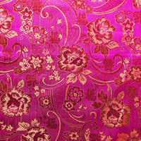 HKM-998483 Polyester Gold and Silver Jacquard Fabric, 150D Density, 130g/㎡, 150cm Width