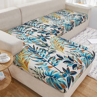 HKM-998547 Rainforest Leaves Stretch Sofa Seat Cover - Dustproof & Modern Design in Multiple Sizes