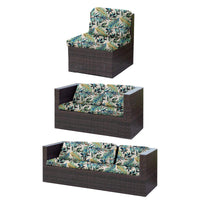 HKM-998547 Rainforest Leaves Stretch Sofa Seat Cover - Dustproof & Modern Design in Multiple Sizes